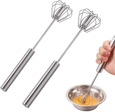 Produktbild von Elektrische Eierklopper, roestvrijstahl, rotierende Garne, handbetätigt, für Backen und Kochen, portable