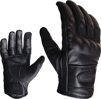 Produktbild von PROANTI Motorradhandschuhe Motorrad kurze Leder Touring Handschuhe - L