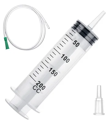 Imagen del producto de Frasco de 200 ml con boquilla y tubo para uso en laboratorio