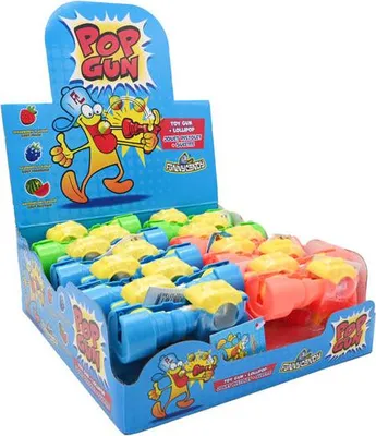 Produktbild von Lustige Candy-Pop-Pistole (16 Stück)