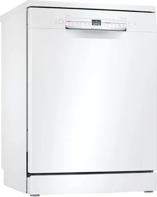Produktbild von Bosch Serie 2 SMS2ITW04E, Freistehend, Standardgröße (60 cm), Weiß, Weiß, Tasten, 1,75 m