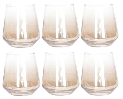 Produktbild von Secret de Gourmet Trinkglaser Olga - 6x Stuck - Glas - 450 ml - 10 x 11 cm