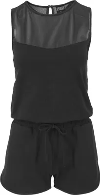 Produktbild von Urban Classics Jumpsuit Damen Ladies Tech Mesh Hot Jumpsuit schwarz L