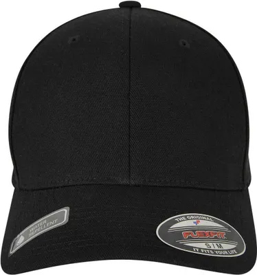 Image de Kšiltovka Flexfit Wooly Combed Waterrepellent noir - S/M