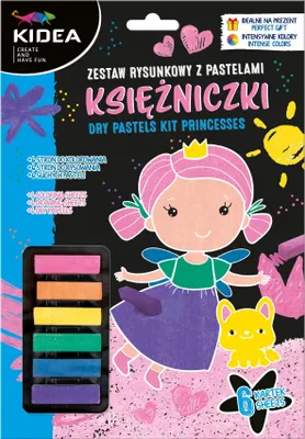 Obrázok produktu pre Kidea princezné pastelová sada na kreslenie