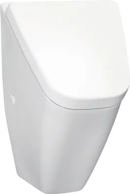 Produktbild von Urinal Pissoir mit Spülrand für Deckel Zulauf verdeckt von hinten Urinalbecken weiß