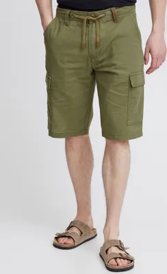 Produktbild von INDICODE IDMosato Herren Cargo Shorts aus Leinenmix Bermuda Kurze Hose