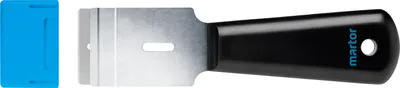 Produktbild von MARTOR Schaber, SCRAPEX ARGENTAX, Mit Abgerundeten Klingen, Etikettenschaber, Schmal, Rechts- & Linkshänder, Glaskeramikfeldschaber, Aufkleber, Kunststoff, Wechselbare Klinge, Ergonomisch