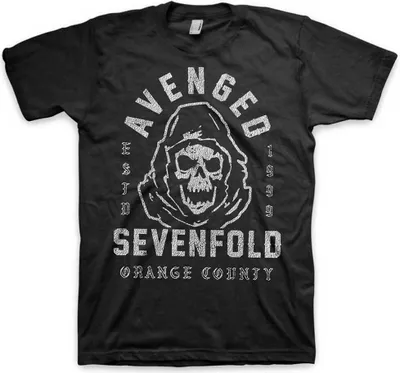 Obrázek produktu pro Avenged Sevenfold So Grim Orange County Black 2XL Tričko