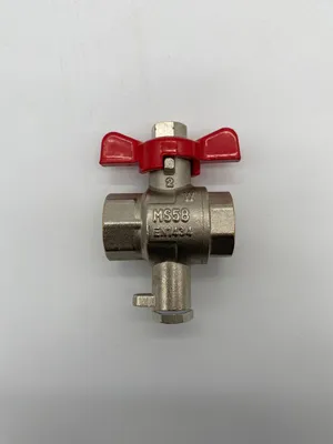Produktbild von Danfoss 187F0593 Kugelhahn DN15 1/2" M10x1 für Wärmezähler Fühleranschluss