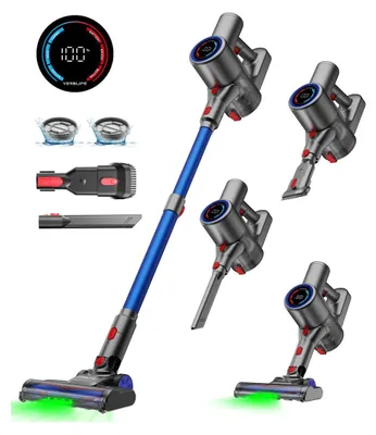 Akku-Staubsauger 40.000 Pa, 45 Min., LED-Display, selbstständig