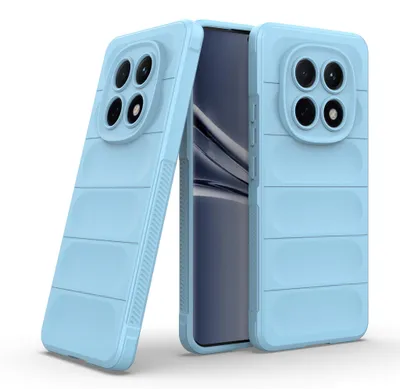 Produktbild von Handy Hülle für Xiaomi Redmi Note 15 5G Grip Case Cover Schutzhülle Softgrip Farbe: Hellblau