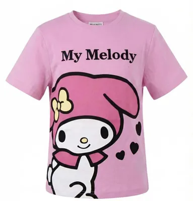 Produktbild von Hello Kitty Melody Kinder Mädchen kurzarm T-Shirt Shirt 100% Baumwolle - 152, Rosa