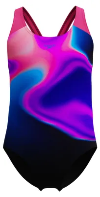 Image de Maillot de bain une pièce SPEEDO Print Splashback DkPNK/BLK DkPNK/BLK 116