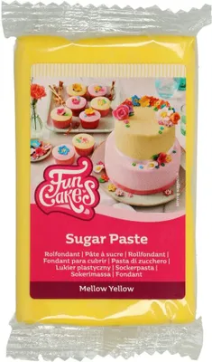 Produktbild von FunCakes Rollfondant Mellow Yellow/Gelb 250g