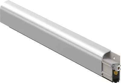 Produktbild von Türdichter 1750, Breite 15 mm, Höhe 37,5 mm, Länge 1230 mm, Aluminium natur | Zugluftstopper
