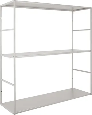 Produktbild von Present Time - Wandregal Level - Warm Grey - 60x16x45cm