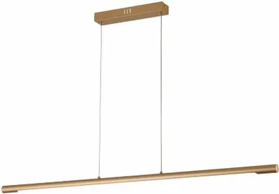 Zdjęcie produktu dla Lampa wisząca LED Branson złota 18W Neutralna biel 1440lm akryl wym:120x100x2,5cm IP20 Reality