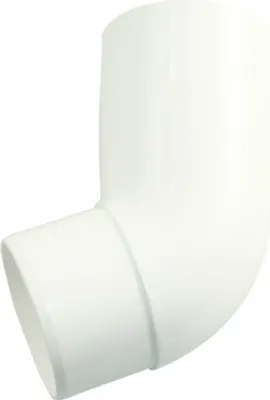 Produktbild von Marley Fallrohrbogen Kunststoff rund 67° Verkehrsweiß RAL 9016 NW 75 mm