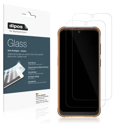 Produktbild von 2x Schutzfolie für Blackview BV5200 Pro - Anti-Shock 9H Folie dipos Glass Kunststoffglas