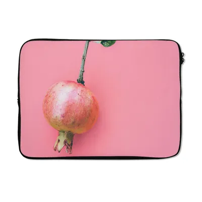 Produktbild von MuchoWow® Laptop Hülle 14 ZollPflanzen - Sommer - Rosa Laptoptasche - Laptoptasche - Stoßsicher - Schutzhaube