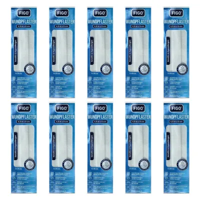 Produktbild von 5 Meter Wundpflaster 10x0,5 m sensitiv hypoallergen Figo Pflaster