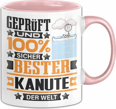 Produktbild von Kanute Geschenk Lustiger Spruch für Kanute Geschenkidee Bester Kanute Der Welt (Rosa)