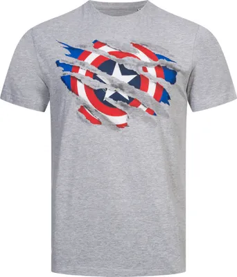 Image de L|T-shirt Captain America MARVEL pour homme FBMTS200SPO