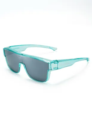 Imagen del producto de Gafas de sol ROCKBROS polarizadas, protección UV400, para usar sobre gafas de graduado, protección contra el deslumbramiento, ideales para ciclismo al aire libre, running, hombres y mujeres, color azul