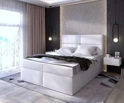 Produktbild von Kontinentalbett EMMA mit Taschenmatratze 160x200 cm Madrid 920 mit Topper