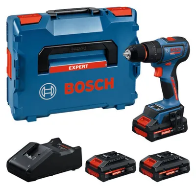 Produktbild von Bosch Akku-Schlagbohrschrauber EXSB18V-90, 3 x EXBA18V-40, L-BOXX 136