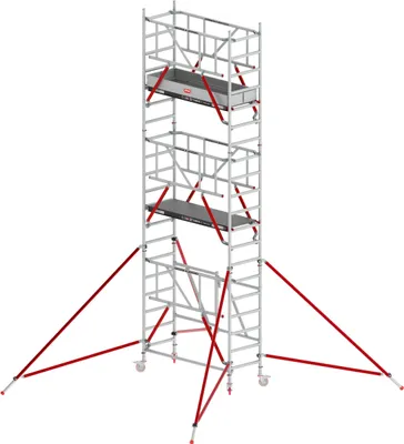 Produktbild von Altrex Klappgerüst RS Tower 54 Aluminium Fiber-Deck Plattform 0,75x1,85m mit Safe-Quick 6,8m AH
