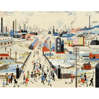Produktbild von Bothy Threads Kreuzstich-Set "Kanalbrücke", 33x26cm, XLC10, Zählmuster