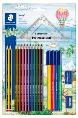 Produktbild von STAEDTLER Malset Noris mit Lineal