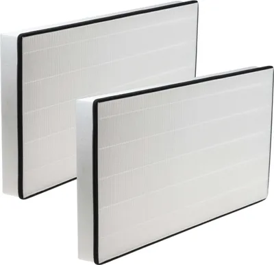 Produktbild von vhbw 2x Pollenfilter Ersatz für Vallox 978142 für Lüftungsgerät - Luftfilter F7, 45,3 x 22,5 x 5,2 cm Schwarz Weiß