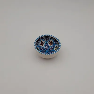Image de Bol Bakir turquoise - D 8 cm