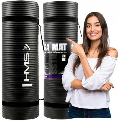 Produktbild von HMS YM04 Dicke Fitnessmatte NBR 1,5cm Trainingsmatte