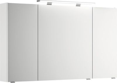 Spiegelschrank Pelipal Xpressline 4010 120 x 17 x 70,3 cm weiß 3-türig IP 20