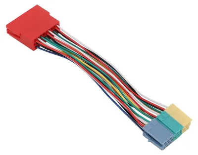 Image de Câble de remplacement pour adaptateur radio avec mini-fiche ISO et rallonge, pour autoradio CD, compatible avec les modèles A2, A3, A4, A6 et TT