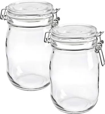 Produktbild von Weckgläser - Luft- und dichtschließend - Set von 2 - 1 Liter