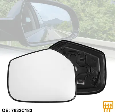 Image de Voiture Rétroviseur Droite C?té Chauffé Miroir Verre 7632C184 Support Plaque
