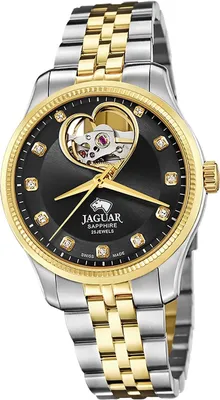 Produktbild von Jaguar Edelstahl Damen Uhr Analog Elegant silber gold Coeur D2UJ995/2