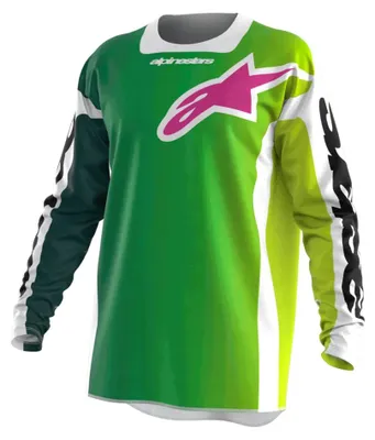 Immagine prodotto di Alpinestars Racer Portl Motocross Jersey, verde/bianco/nero, S