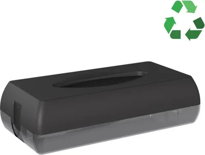 Obrázek produktu pro Zásobník na papírové ručníky ECOLORED 27x13x7cm, ABS, matná černá barva
