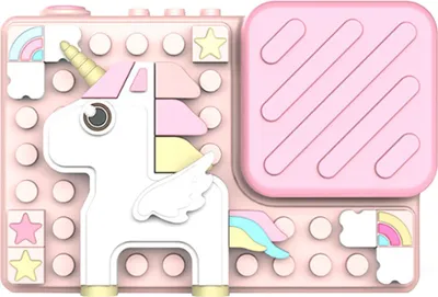 Produktbild von Avizar, 18MP Kinder‑Digitalkamera „Einhorn“ mit Spielen und Filteroptionen, Rosa