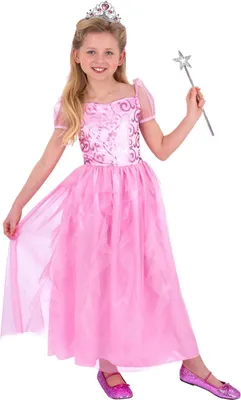 Produktbild von Smiffys - Gute Hexe Fee-Kostüm für Mädchen Set SM3500 (128-134) (Pink)