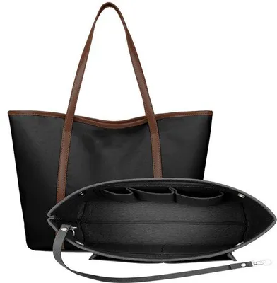 Produktbild von Kleine schwarze Handtaschen-Organisator mit Schlüsselhänger