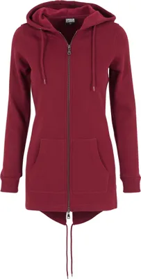 Image de Urban Classics Ladies - SWEAT PARKA Zip Hoody rubin - XS