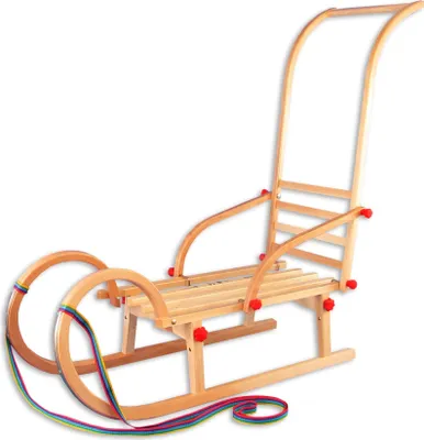 Produktbild von Hörnerschlitten Rodelschlitten Holzschlitten Zubehör wählbar V-21-110