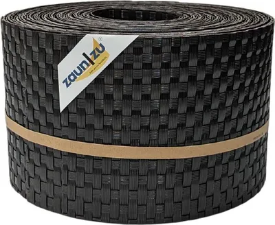 Produktbild von Sichtschutzstreifen zaun|zu RATTAN 10x Einzelstreifen 2,55m für Doppelstabzaun Dunkelbraun 10x 2,55m